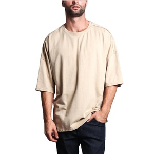 T-shirt blanc personnalisé de haute qualité, respirant, grande taille, surdimensionné, 180 g/m², 100 % coton, pour hommes - Product Image 3