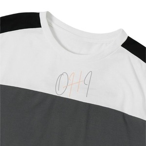 T-shirt à manches courtes pour homme, col rond, respirant, 100% coton, avec motif tie-dye blanc, anthracite et noir - Product Image 3
