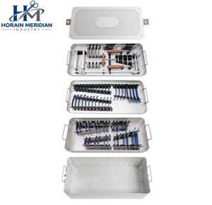 Système d'adaptation lombaire manuel, kit de base, lames musculaires étroites 23x100mm, dents angulaires à 15 degrés, acier inoxydable, certifié CE - Product Image 6