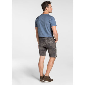 Costume d'Oktoberfest pour homme en cuir de vachette suédé, Lederhosen bavarois, pour festival de la bière allemande, fête cosplay masculine - Product Image 5