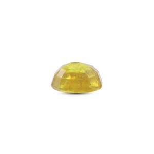 Natural Yellow Sapphire 3.65 Carat Oval Cut Loose Gemstone for Fine Jewelry - Product Image 3