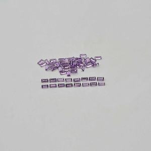 2x4mm AAA Natural Brasil amatista facetada Baguette corte piedra preciosa suelta mejor calidad piedra amatista a granel precio de fábrica al por mayor - Product Image 3