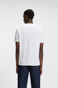 Premium <b>White</b> Cotton T <b>Shirt</b> Mens Short Sleeve Crew Neck Casual <b>Plain</b> Custom Logo Summer Wear - Product Image 4