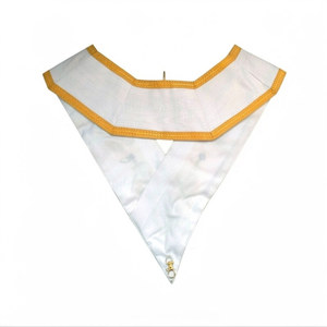 SCOTTISH RITE AASR 32ND DEGREE COLLAR MASONIC REGALIA OFFI <b>MACHINE</b> EMBROIDERED COLLAR SCOTTISH RITE REGALIA FREEMASON COL - Product Image 4