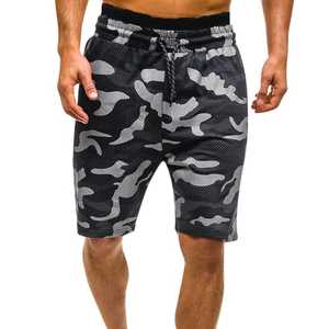 <b>Men</b> Camouflage Print Board Shorts Quick Dry Drawstring Waist Casual Swim <b>Trunks</b> Short Length Polyester Material - Product Image 5