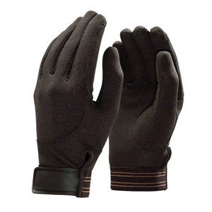 High Quality Custom Men's Horse Riding Gloves <b>Equestrian</b> Synthetic Leather Gloves with Anti-Split Feature for Horse Riding - Product Image 4