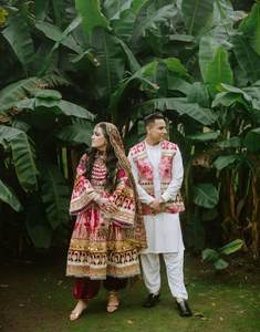 Robes afghanes roses imprimées tendance pour femmes, best-sellers, avec gilet assorti, au meilleur prix, toutes tailles et faible MOQ 2026 - Product Image 3