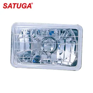 Màu xanh rõ ràng Ống kính 4x6 inch Sedan đèn pha halogen & Xenon Loại sản phẩm - Product Image 1