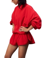 Veste de yoga coupe-vent en nylon sans couture, légère, respirante et écologique pour femmes adultes, coupe ample, fermeture éclair intégrale, col montant