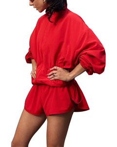 Veste de yoga coupe-vent en nylon respirant sans coutures pour femme, coupe oversize, fermeture éclair intégrale, col montant, ajustable pour la gym et la course à pied - Product Image 6