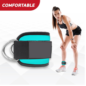 Durable Gym <b>Ankle</b> Straps for Cable Machine Leg Workout Glute Training Adjustable Fitness Accessory Cheap Price Wholesale - Product Image 3