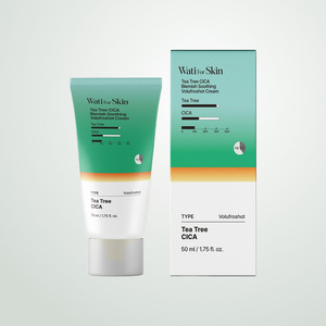 ครีมบำรุงผิวหน้า Whatiforskin Tea Tree Cica Blemish Soothing Volume Pro Shot Cream ผลิตในเกาหลี - Product Image 5