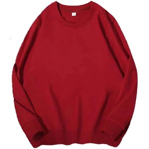 เสื้อสเวตเชิ้ตคอกลมสีชมพูแบบยูนิเซ็กซ์ ขายส่ง ผ้าเฟรนช์เทอร์รี่ แขนยาว สวมใส่สบาย เหมาะสำหรับผู้ค้าปลีกแฟชั่นและร้านขายเสื้อผ้า - Product Image 3