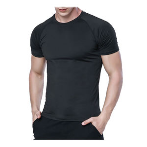 T-shirts pour hommes personnalisés OEM de haute qualité en polyester/coton tissé, respirants, imprimés en sérigraphie, écologiques, surdimensionnés - Product Image 5