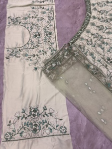 ชุดเลเฮนกาโชลีผ้าไหมเพชรพรีเมียมทันสมัย พร้อมกระโปรงบานขนาด 3.5 เมตร แห้งเร็ว สง่างาม เหมาะสำหรับงานปาร์ตี้และงานแต่งงานสำหรับผู้หญิง - Product Image 2