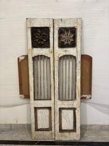 Paneles de Puerta de Madera Maciza Antiguos, para Hogar, Oficina, Exterior, Villa de Lujo, Comedor, Sala de Estar, Cocina, Muebles Tallados a Mano, Estilo Vintage - Product Image 4