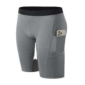 Pantalones cortos de impacto con logotipo, pantalones cortos de yoga sin costuras, ropa deportiva de entrenamiento de alto estiramiento para mujeres, Fitness, gimnasio, correr, ajuste cómodo - Product Image 1