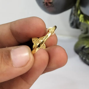 Anillo Ajustable con Perla de Agua Dulce y Diseño Floral, Talla Única, Anillo de Joyería con Perla, Ajustable, Proveedor - Product Image 3