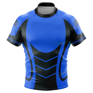 Camiseta de Rugby Personalizada, Talla Grande, Unisex, Transpirable, Antibacteriana, Diseña Tu Propio Equipo/Jersey/Uniforme de Liga - Product Image 2