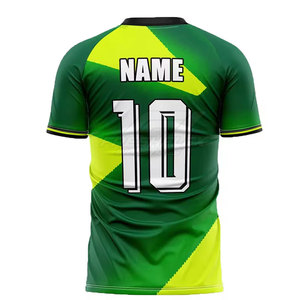 Créez votre propre maillot de football unisexe 100% polyester respirant, écologique, à manches courtes, de haute qualité, durable, dernier style, meilleur - Product Image 4