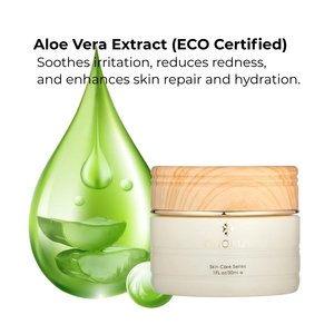 Crème hydratante quotidienne Aqua Cream, soin apaisant et adoucissant pour la peau, pour tous types de peaux, OEM ODM, vente en gros, marque privée, soins de la peau - Product Image 3