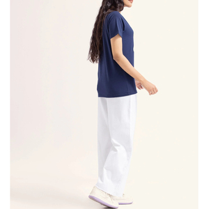 T-shirts décontractés pour femmes, imprimés, manches courtes, respirants, col rond, écologiques, séchage rapide, coton biologique 200g, coupe classique, numérique - Product Image 1