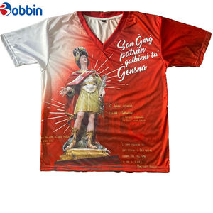 Camiseta Personalizada con Logotipo Sublimado, Cuello Redondo, Manga Corta, Teñida, de Spandex/Poliéster Antiencogimiento para Hombre, Venta Caliente - Product Image 1