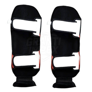 Protège-tibias de boxe légers pour l'entraînement, protection professionnelle, cadre en aluminium, options personnalisables, tissu respirant, haute performance - Product Image 4
