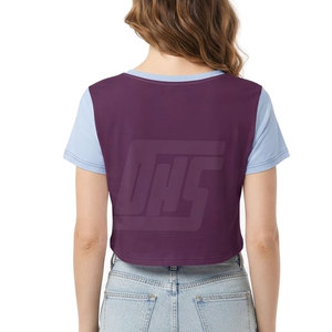 เสื้อยืดครอปท็อปผู้หญิงลำลอง เนื้อผ้านุ่มสบาย เหมาะสำหรับแฟชั่นสตรีท ท่องเที่ยว และกิจกรรมประจำวัน - Product Image 2