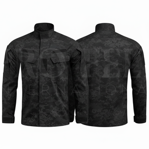 Camisa de Uniforme de Manga Larga con Estampado de Camuflaje Digital, Ropa de Trabajo Ligera y Transpirable para Exteriores, Chaquetas con Diseño de Bolsillos - Product Image 2