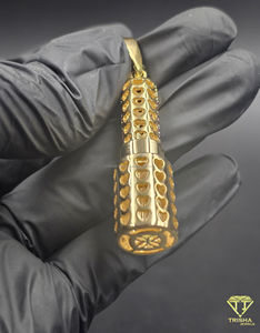 Pendentif de luxe en forme de rouge à lèvres rose pour femme, bijou élégant, cadeau, idéal pour les soirées - Product Image 6