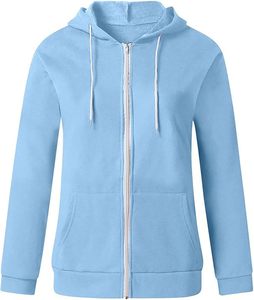 เสื้อฮู้ดแขนยาวสำหรับผู้หญิง JAC22 FY11 คอสูงปานกลาง ผ้าฝ้าย 100% ระบายอากาศได้ดี กันน้ำ เหมาะสำหรับฤดูใบไม้ร่วงและฤดูหนาว บุซับใน 300 กรัม - Product Image 3