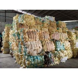 Déchets de mousse PU multicolores pour recyclage industriel, déchets de mousse PU blanche pour applications de mousse rebondie - Product Image 3