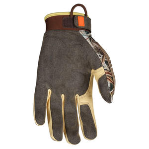 Gants de travail pour mécaniciens, motif Shadow Grass Blades, respirants, paume renforcée avec TPR au dos de la main pour une résistance aux chocs - Product Image 3