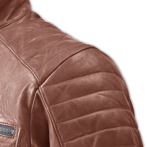 Veste d'hiver en cuir pour homme, coupe-vent, nouveau style, durable, prix abordable, avec logo personnalisé, best-seller - Product Image 4
