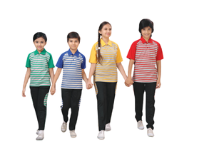 Nuevas camisetas de manga corta con diseño de rayas lanzadas y pantalones de algodón con diseño de rayas de pierna ancha para niños y niñas - Product Image 4