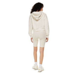 Último Diseño de Sudaderas Cortas para Mujer, Cuello Alto, Lavado Ácido, Logotipo Frontal, 100% Algodón, Servicio OEM a Bajo Costo - Product Image 5