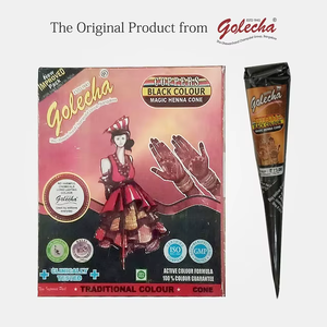 Copper Black Mehandi Cone Easy to Apply Smooth Paste for <b>Bridal</b> Hand Decoration and Festive Use - Product Image 6