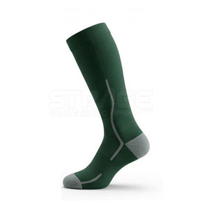 Lightweight Crew Basketball <b>Socks</b> Ribbed Support Breathable Knit Cushioned <b>Heel</b> Quick Dry Eco-Friendly Cotton/Nylon/Polyester - Product Image 4