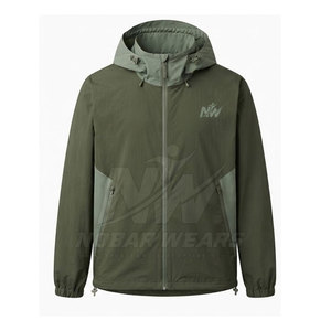 <b>Half</b> <b>Zip</b> Windbreaker <b>Jackets</b> Water Resistant Lightweight Outdoor Running Shell Long Sleeve Training Sportswear - Product Image 2