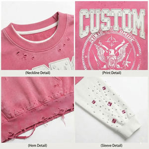 Camiseta Corta Extra Grande con Estampado Personalizado para Hombre, Estilo Punk, Cuello Redondo, Manga Negra a Cuadros, Ribete en Contraste, Manga Corta, Logotipo Frontal Estampado - Product Image 6