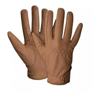 Gants en cuir personnalisés unisexes pour hommes et femmes, gants d'équitation hiver-été, vente en gros de gants d'équitation personnalisés avec logo - Product Image 6