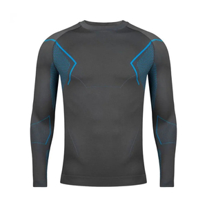 New Arrival Unisex Winter <b>Compression</b> Set 2-Piece Sportswear Long Sleeve Breathable Quick Dry Martial Art Wear <b>Compression</b> Front - Product Image 2