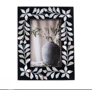 Wholesale Factory Price Photo <b>Frame</b> Natural MOP And Resin Inlay Design Wall <b>Gallery</b> Hanging Wall Tabletop Home Decor Photo <b>Frame</b> - Product Image 2