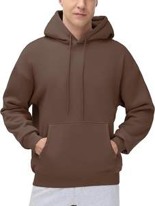 Ensemble survêtement 2 pièces pour homme noir, sweat à capuche doublé polaire personnalisé et pantalon de jogging fuselé, tenue de détente d'hiver - Product Image 5