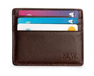 Wholesale Custom Genuine Leather <b>Card</b> <b>Holder</b> RFID Blocking Slim Pocket Credit <b>Card</b> Case Luxury Mini <b>Wallet</b> LCH-0158 - Product Image 3