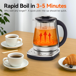 1.5L Glass Tea <b>Kettle</b> Electric Infuser Water Pot <b>Temperature</b> <b>Control</b> Tea Brewing for Home Hotel - Product Image 6