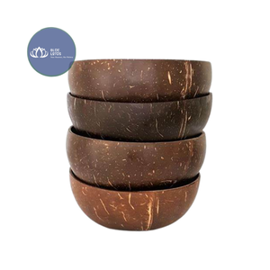 [MEJOR VENTA] |   Tazón Ecológico de Cáscara de Coco con Acabado Liso, Venta al por Mayor, Vajilla Artesanal de Madera para Cocina, Vietnam - Product Image 1