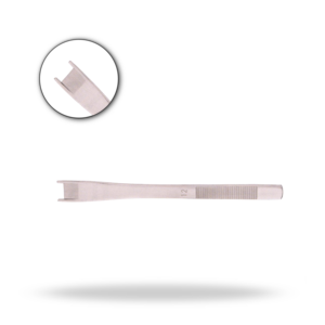 Osteotome Cinelli à lame protégée 16 cm, instrument chirurgical orthopédique ORL, outil de coupe osseuse pour rhinoplastie - Product Image 1