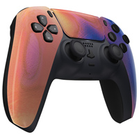 Pour la coque de la manette PS5-Coque personnalisée de conception brillante unique EXtremeRate, plaque frontale durable